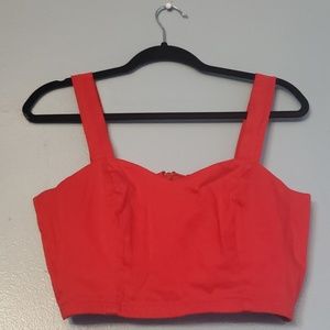 Hemet Red Crop Top